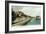 St. Augustine, Florida - Bay Street View of the Sea Wall-Lantern Press-Framed Art Print