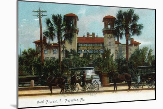 St. Augustine, Florida - Hotel Alcazar Exterior View-Lantern Press-Mounted Art Print