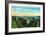 St. Augustine, Florida - Panoramic View of Fort Marion-Lantern Press-Framed Art Print