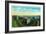 St. Augustine, Florida - Panoramic View of Fort Marion-Lantern Press-Framed Art Print