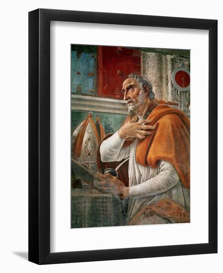 St. Augustine in His Cell, circa 1480-Sandro Botticelli-Framed Giclee Print