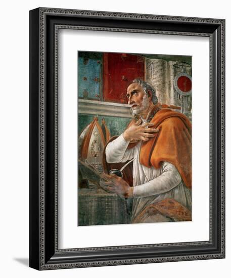 St. Augustine in His Cell, circa 1480-Sandro Botticelli-Framed Giclee Print