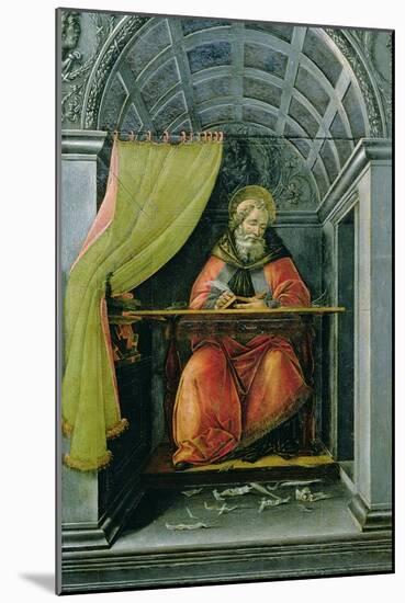 St.Augustine in His Cell-Sandro Botticelli-Mounted Giclee Print