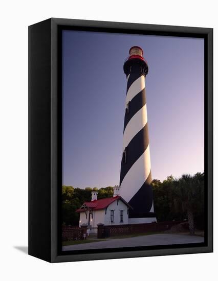 St Augustine Lighthouse Florida-George Oze-Framed Premier Image Canvas