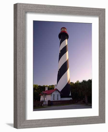 St Augustine Lighthouse Florida-George Oze-Framed Photographic Print