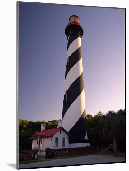 St Augustine Lighthouse Florida-George Oze-Mounted Photographic Print