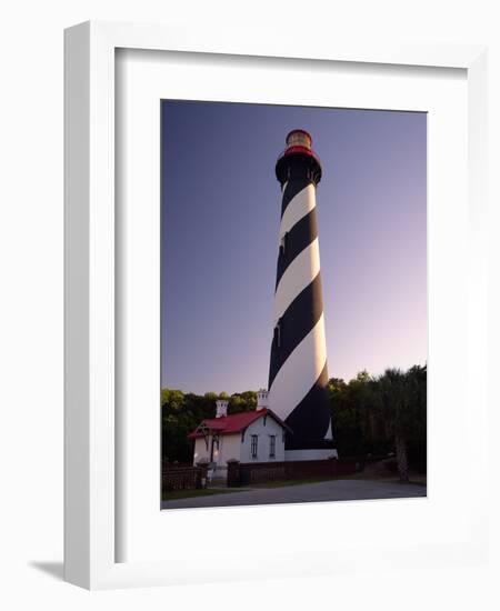 St Augustine Lighthouse Florida-George Oze-Framed Photographic Print