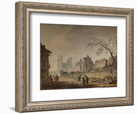 'St. Augustine's Gate, Canterbury', 18th century, (1935)-Samuel Hieronymus Grimm-Framed Giclee Print