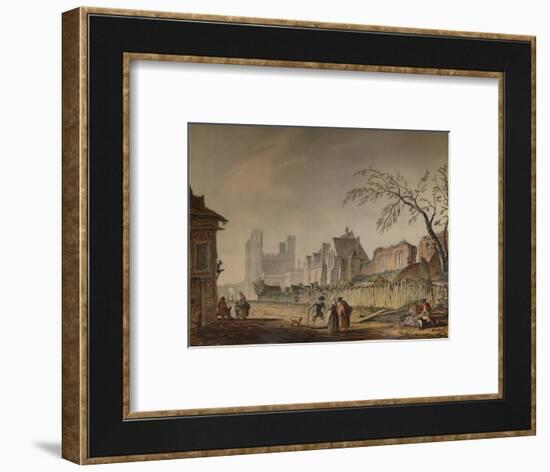 'St. Augustine's Gate, Canterbury', 18th century, (1935)-Samuel Hieronymus Grimm-Framed Giclee Print