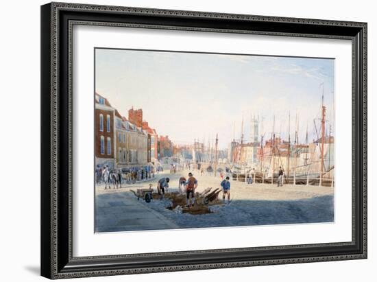 St Augustine's Parade, Bristol, C1810-Samuel Jackson-Framed Giclee Print