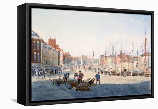 St Augustine's Parade, Bristol, C1810-Samuel Jackson-Framed Premier Image Canvas