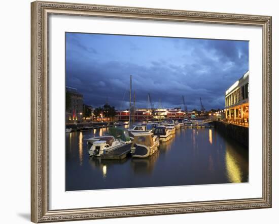 St. Augustine's Reach, Harbour, Bristol, England, United Kingdom, Europe-Rob Cousins-Framed Photographic Print