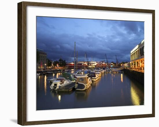 St. Augustine's Reach, Harbour, Bristol, England, United Kingdom, Europe-Rob Cousins-Framed Photographic Print