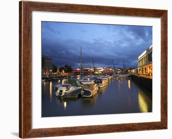 St. Augustine's Reach, Harbour, Bristol, England, United Kingdom, Europe-Rob Cousins-Framed Photographic Print