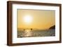 St. Augustine, sailboats on the horizon at sunrise, southern area, Madagascar, Africa-Christian Kober-Framed Photographic Print