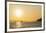 St. Augustine, sailboats on the horizon at sunrise, southern area, Madagascar, Africa-Christian Kober-Framed Photographic Print