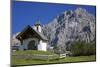 St. Barbara Chapel Near Biberwier in Tyrol, Mountain Scenery of the Mieminger Chain-Uwe Steffens-Mounted Photographic Print