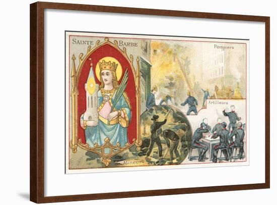 St Barbara-null-Framed Giclee Print