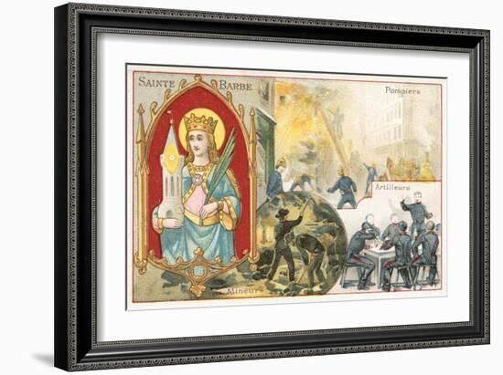 St Barbara-null-Framed Premium Giclee Print