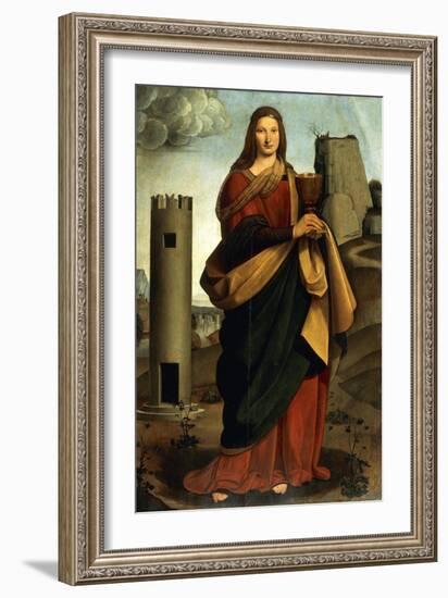 St. Barbara-Giovanni Antonio Boltraffio-Framed Giclee Print