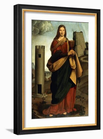 St. Barbara-Giovanni Antonio Boltraffio-Framed Giclee Print