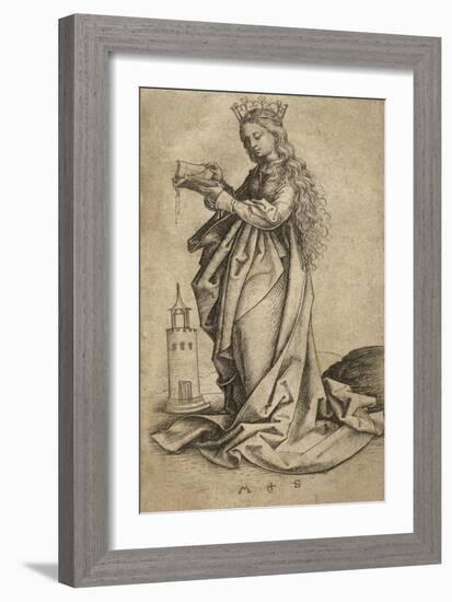 St. Barbara-Martin Schongauer-Framed Giclee Print