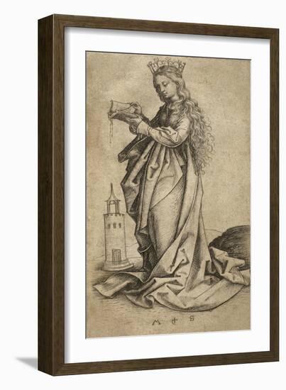 St. Barbara-Martin Schongauer-Framed Giclee Print