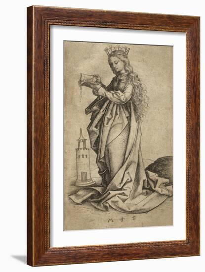 St. Barbara-Martin Schongauer-Framed Giclee Print