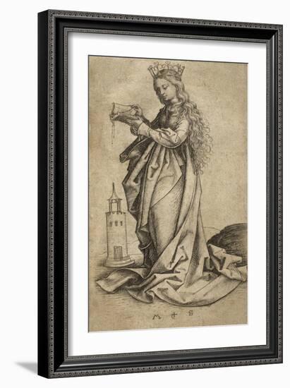 St. Barbara-Martin Schongauer-Framed Giclee Print