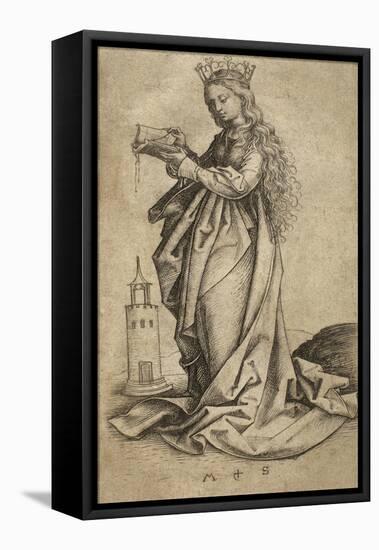 St. Barbara-Martin Schongauer-Framed Premier Image Canvas