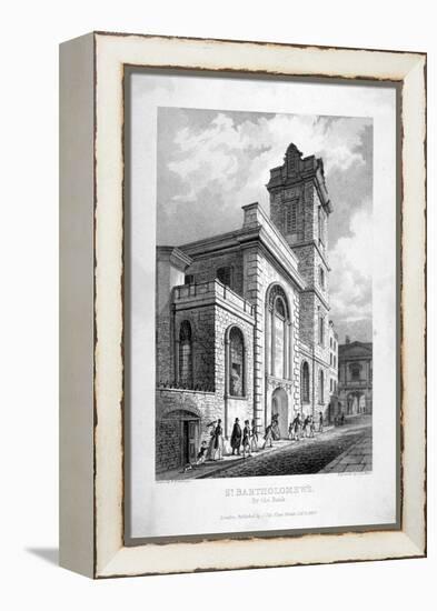 St Bartholomew-By-The-Exchange, City of London, 1837-John Le Keux-Framed Premier Image Canvas