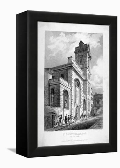 St Bartholomew-By-The-Exchange, City of London, 1837-John Le Keux-Framed Premier Image Canvas
