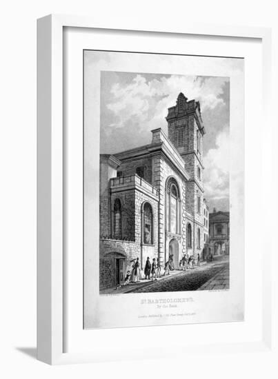 St Bartholomew-By-The-Exchange, City of London, 1837-John Le Keux-Framed Giclee Print