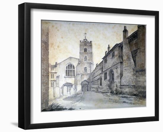 St Bartholomew-The-Great, City of London, 1803-C John M Whichelo-Framed Giclee Print