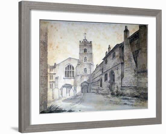 St Bartholomew-The-Great, City of London, 1803-C John M Whichelo-Framed Giclee Print