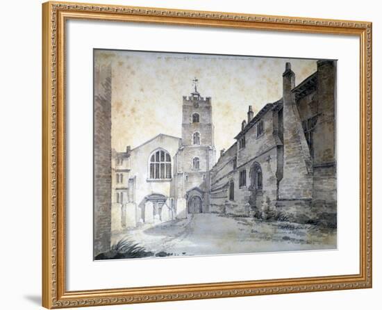 St Bartholomew-The-Great, City of London, 1803-C John M Whichelo-Framed Giclee Print