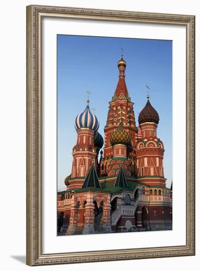 St. Basil's Cathedral in Red Square, Moscow, Russia-Kymri Wilt-Framed Photographic Print