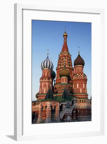 St. Basil's Cathedral in Red Square, Moscow, Russia-Kymri Wilt-Framed Photographic Print