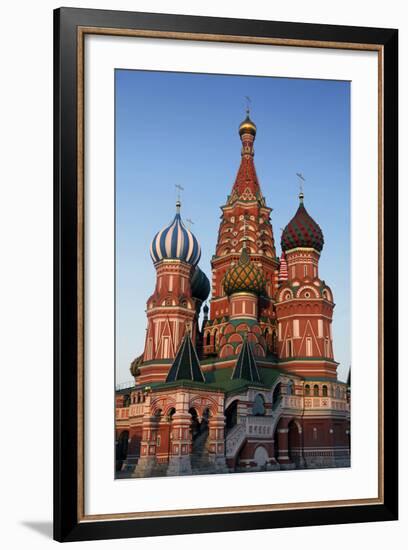 St. Basil's Cathedral in Red Square, Moscow, Russia-Kymri Wilt-Framed Photographic Print