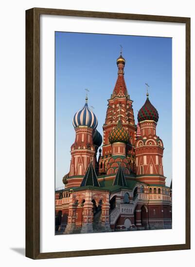 St. Basil's Cathedral in Red Square, Moscow, Russia-Kymri Wilt-Framed Photographic Print