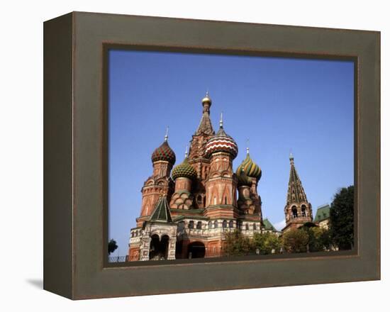 St. Basil's Cathedral, Red Square, Moscow, Russia-Bill Bachmann-Framed Premier Image Canvas