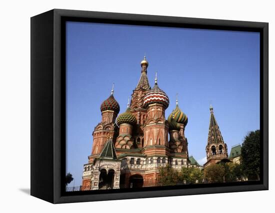 St. Basil's Cathedral, Red Square, Moscow, Russia-Bill Bachmann-Framed Premier Image Canvas