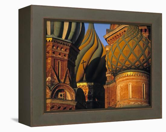 St. Basil's Cathedral, Red Square, Moscow, Russia-Jon Arnold-Framed Premier Image Canvas