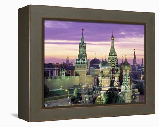 St. Basil's Cathedral, Red Square, Moscow, Russia-Jon Arnold-Framed Premier Image Canvas