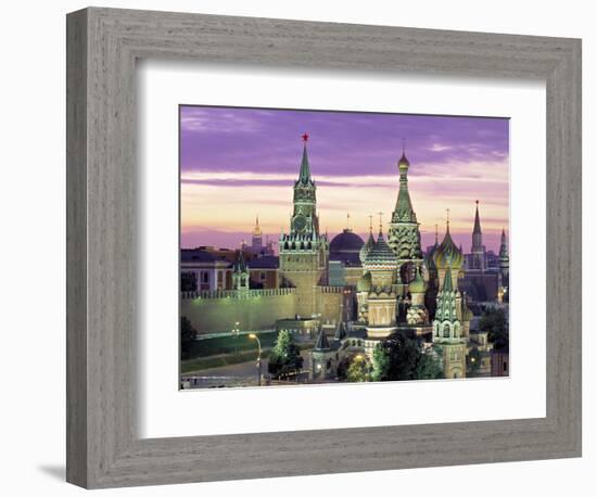 St. Basil's Cathedral, Red Square, Moscow, Russia-Jon Arnold-Framed Photographic Print