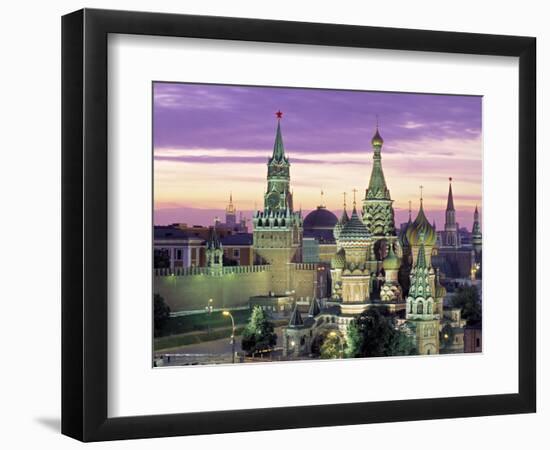 St. Basil's Cathedral, Red Square, Moscow, Russia-Jon Arnold-Framed Photographic Print