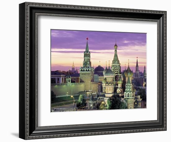 St. Basil's Cathedral, Red Square, Moscow, Russia-Jon Arnold-Framed Photographic Print