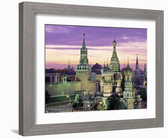 St. Basil's Cathedral, Red Square, Moscow, Russia-Jon Arnold-Framed Photographic Print