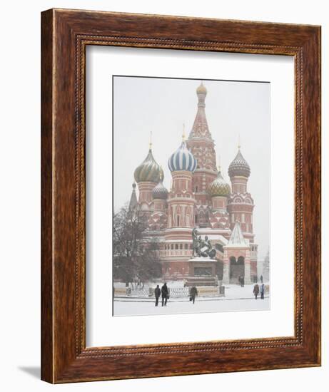 St. Basil's Cathedral, Red Square, Moscow, Russia-Ivan Vdovin-Framed Photographic Print