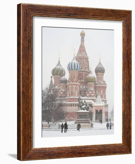 St. Basil's Cathedral, Red Square, Moscow, Russia-Ivan Vdovin-Framed Photographic Print